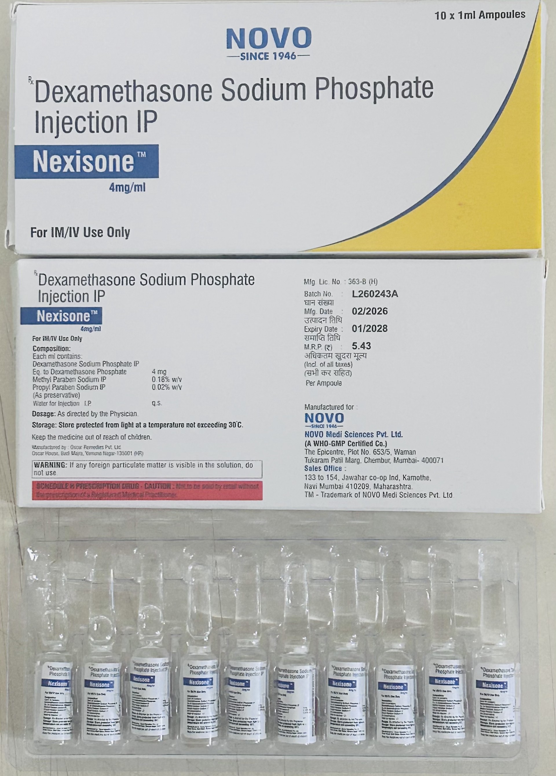 NEXISONE 4MG